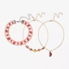 Arizona Fruit Womens Cherries 3-pc. Necklace Set In Multi