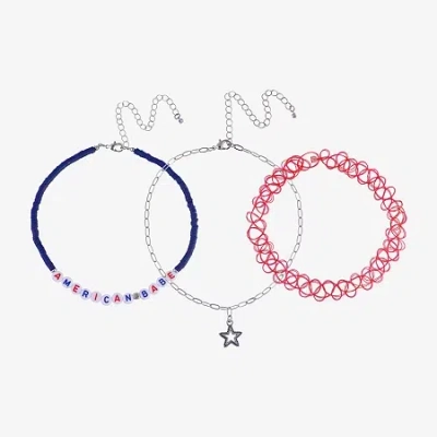 Arizona Girls Star 3-pc. Necklace Set In Multi