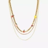 Arizona Gold Tone Fruit Womens Cherries 3-pc. Necklace Set In Gold