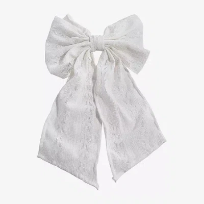 Arizona Hair Bow In White