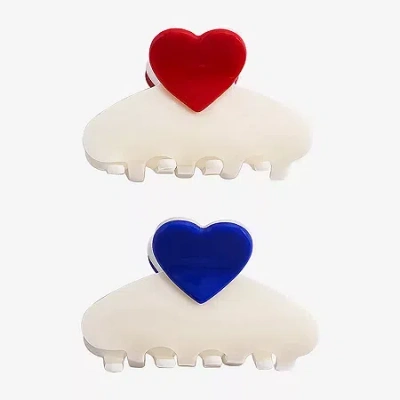 Arizona Heart 2-pc. Hair Clip In Multi