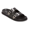 Arizona Jean Co Montego Womens Footbed Sandals In Black