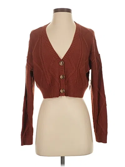 Arizona Jean Company Cardigan Sweater In Brown