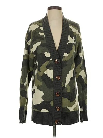 Pre-owned Arizona Jean Company Cardigan Sweater In Green