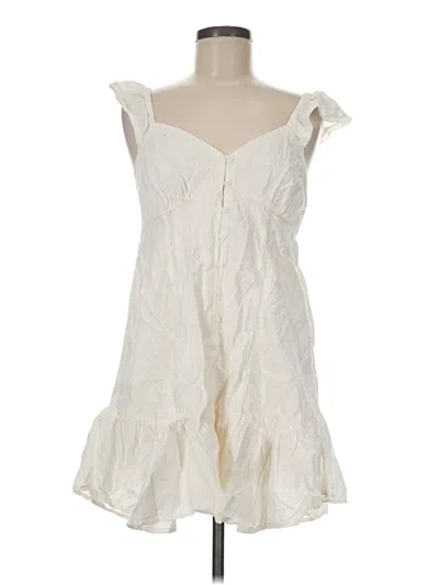 Pre-owned Arizona Jean Company Casual Dress In Ivory
