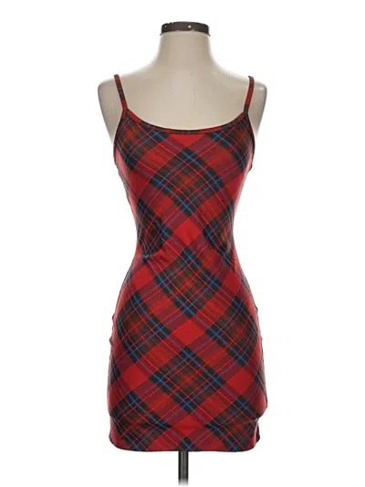 Pre-owned Arizona Jean Company Casual Dress In Red