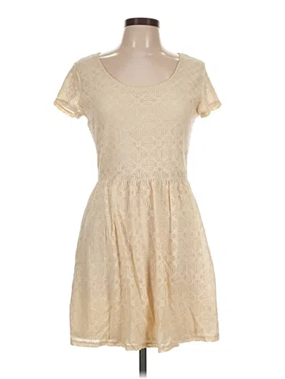 Pre-owned Arizona Jean Company Casual Dress In Tan