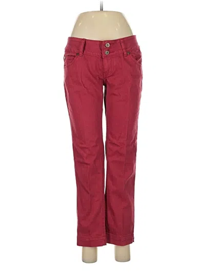 Pre-owned Arizona Jean Company Casual Pants In Burgundy