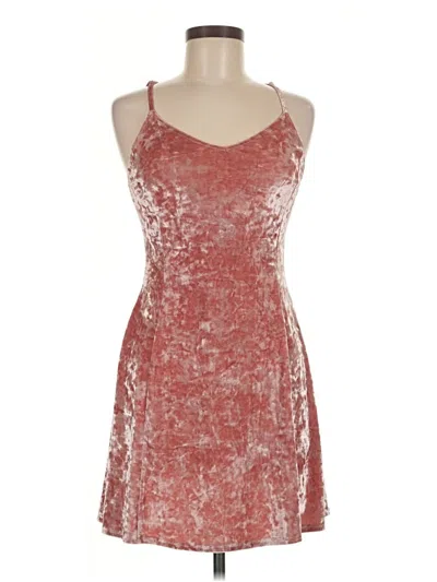 Pre-owned Arizona Jean Company Cocktail Dress In Burgundy