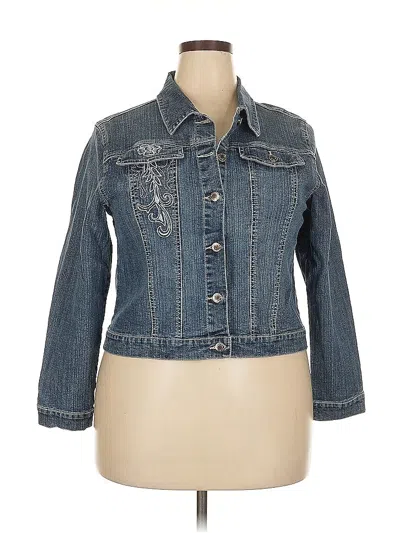 Pre-owned Arizona Jean Company Denim Jacket In Blue