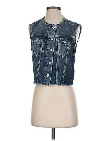 Pre-owned Arizona Jean Company Denim Vest In Blue
