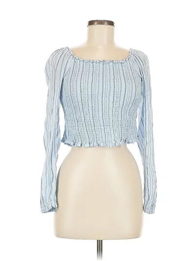 Pre-owned Arizona Jean Company Long Sleeve Top In Blue