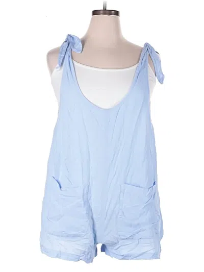 Arizona Jean Company Overall Shorts In Blue