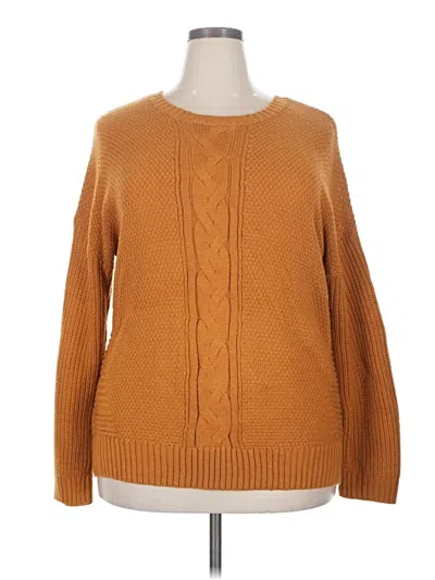 Pre-owned Arizona Jean Company Pullover Sweater In Orange