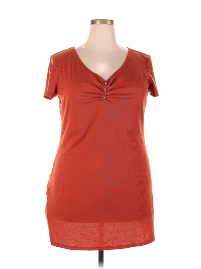 Pre-owned Arizona Jean Company Short Sleeve T-shirt In Red