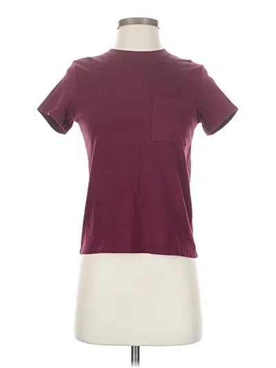 Pre-owned Arizona Jean Company Short Sleeve T-shirt In Burgundy