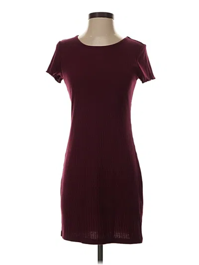 Pre-owned Arizona Jean Company Short Sleeve T-shirt In Burgundy