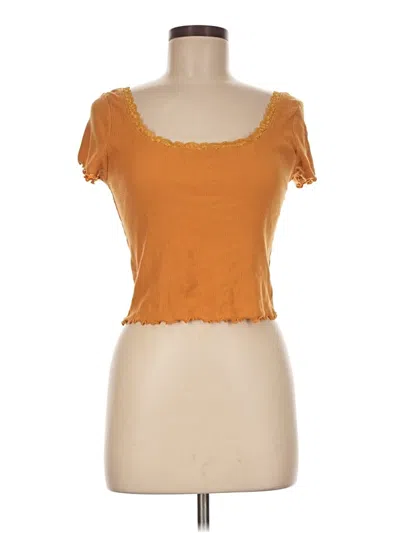 Pre-owned Arizona Jean Company Short Sleeve T-shirt In Orange
