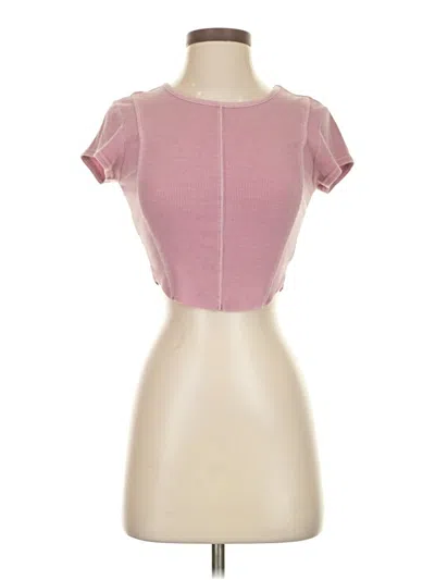 Pre-owned Arizona Jean Company Short Sleeve T-shirt In Pink