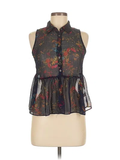 Pre-owned Arizona Jean Company Sleeveless Blouse In Black