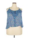 Arizona Jean Company Sleeveless Blouse In Blue