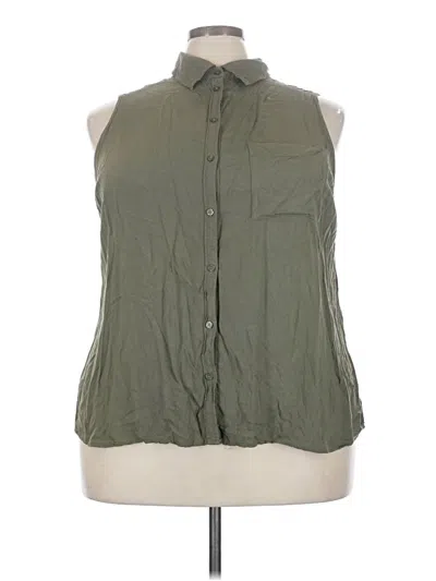 Pre-owned Arizona Jean Company Sleeveless T-shirt In Green
