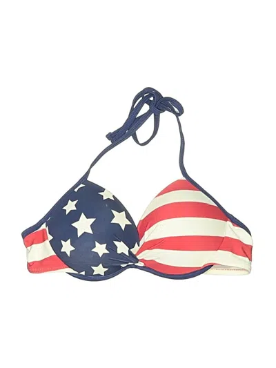 Pre-owned Arizona Jean Company Swimsuit Top In Gold