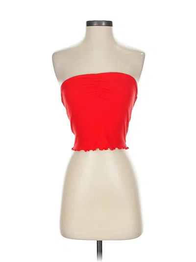 Pre-owned Arizona Jean Company Tube Top In Red