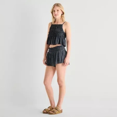 Arizona Juniors Womens Juniors Soft Short In Blue