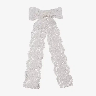 Arizona Lace Hair Bow In White