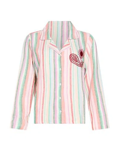 Arizona Love Gio Giovanni Gerosa X  Woman Shirt Pink Size M/l Linen, Cotton, Polyester In Multi