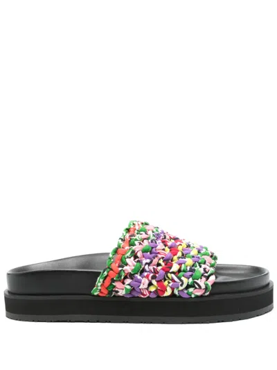 Arizona Love Jenna Rainbow Sandals In Pink