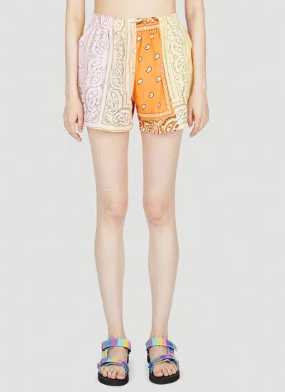 Arizona Love Paisley Motif Shorts In Multi