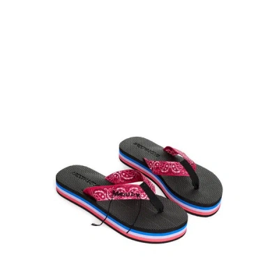 Arizona Love Bandana Flip Flops In Pink