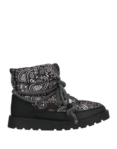 Arizona Love Woman Ankle Boots Black Size 8 Textile Fibers