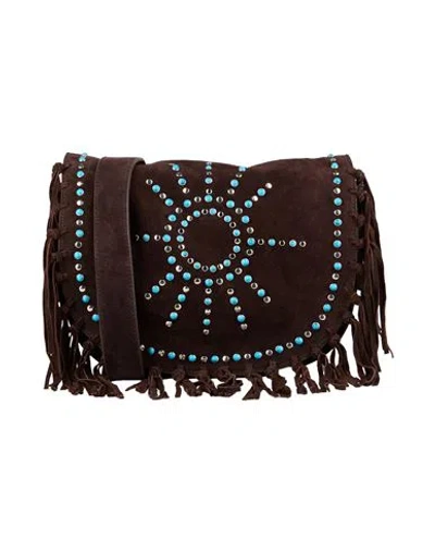 Arizona Love Woman Cross-body Bag Dark Brown Size - Cow Leather