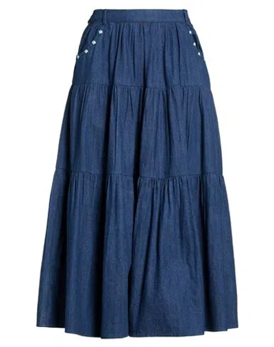Arizona Love Woman Denim Skirt Blue Size 1 Cotton
