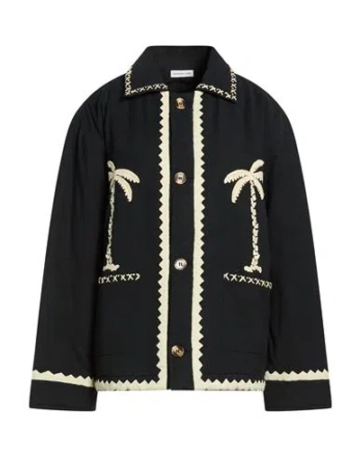 Arizona Love Woman Jacket Black Size M/l Cotton, Linen, Polyester