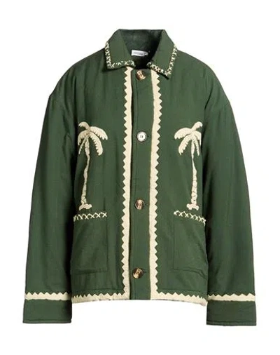 Arizona Love Woman Jacket Green Size S/m Cotton, Linen