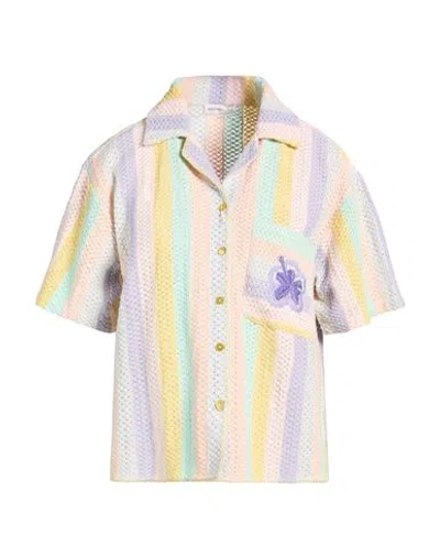 Arizona Love Woman Shirt Lilac Size 1 Cotton In Purple