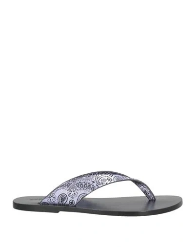 Arizona Love Woman Thong Sandal Lilac Size 8 Leather In Purple