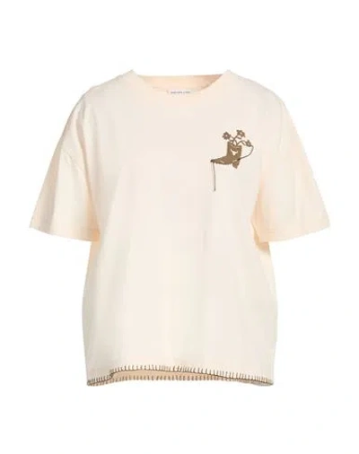 Arizona Love Woman T-shirt Beige Size S/m Cotton In Neutral