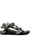 Arizona Love Trekky Camouflage Knotted Sandals In Multi