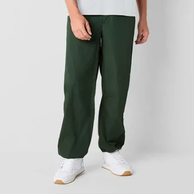 Arizona Mens Baggy Fit Parachute Pant In Green