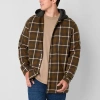 Arizona Mens Big And Tall Hooded Flannel In Multi