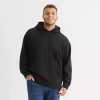 Arizona Mens Big And Tall Super Soft Hoodie In Black