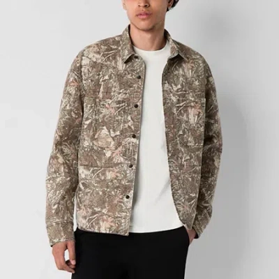 Arizona Mens Camo Shacket In Green