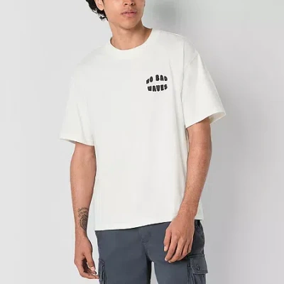 Arizona Mens Crew Neck Short Sleeve Regular Fit Big And Tall Graphic T-shirt In Animal Print