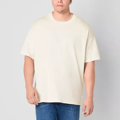 Arizona Mens Crew Neck Short Sleeve Regular Fit Big And Tall Graphic T-shirt In Multi