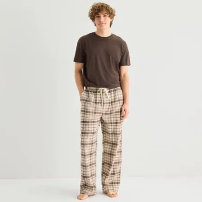 Arizona Mens Flannel Pajama Pants In Nude